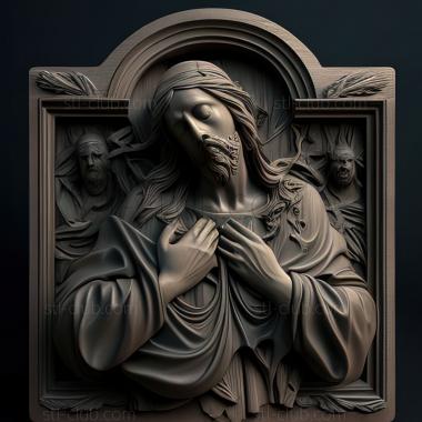 3D model st jesus (STL)